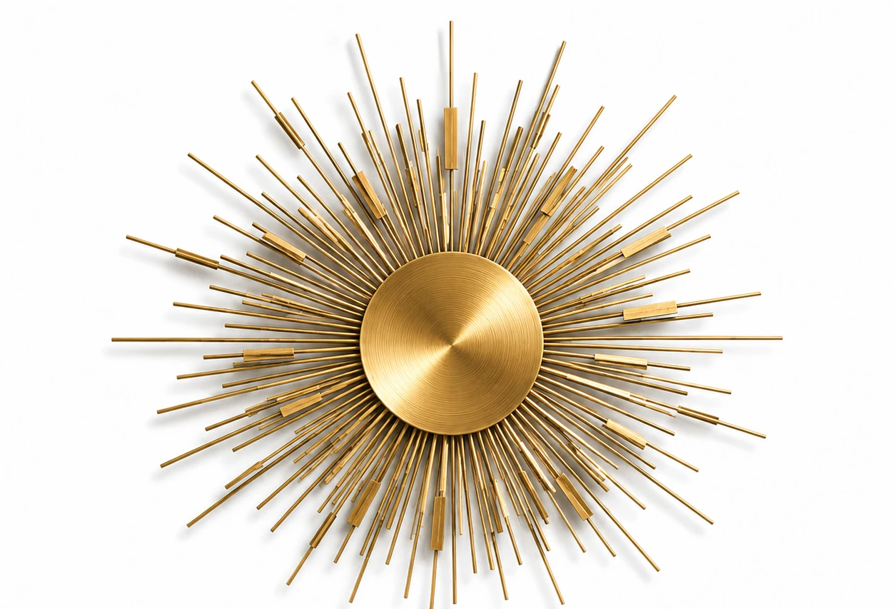Sunburst Luxe (WA-003) — official IndiArt decorative wall art