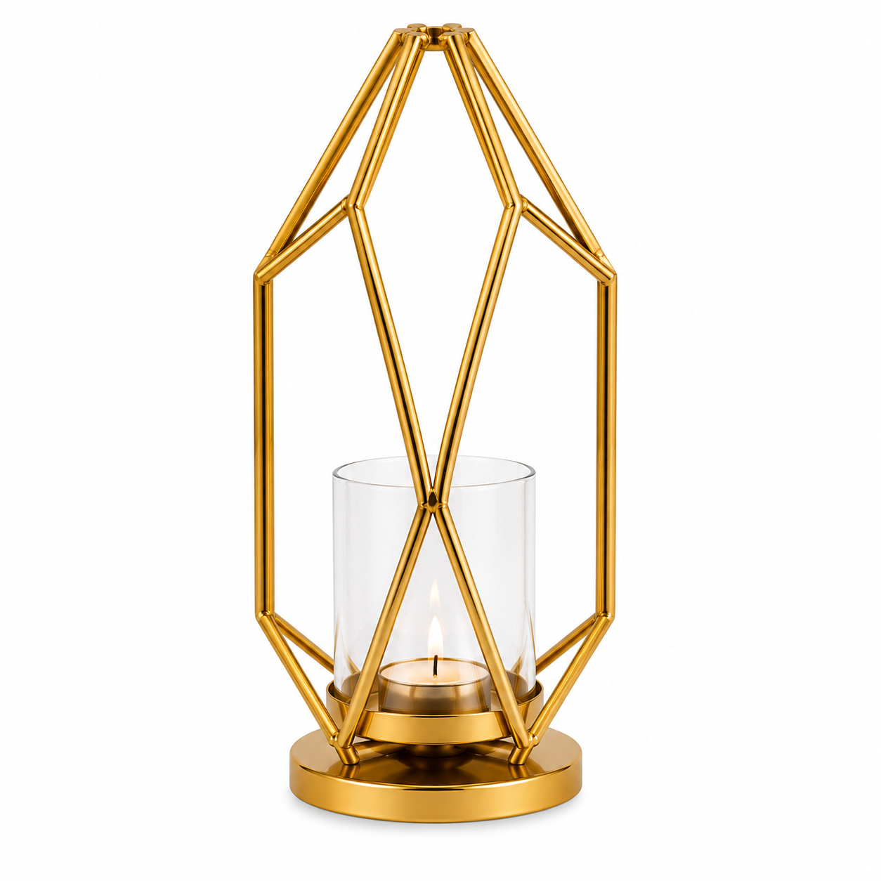 Pillar Candle Holder (CH-002) — handcrafted candle holder by IndiArt