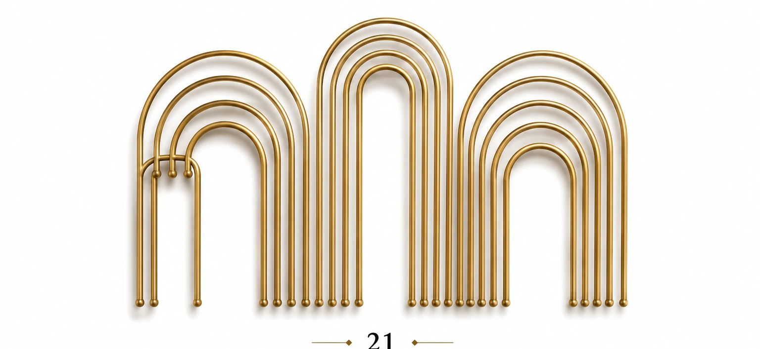 Architectural Arches (WA-010) — official IndiArt decorative wall art