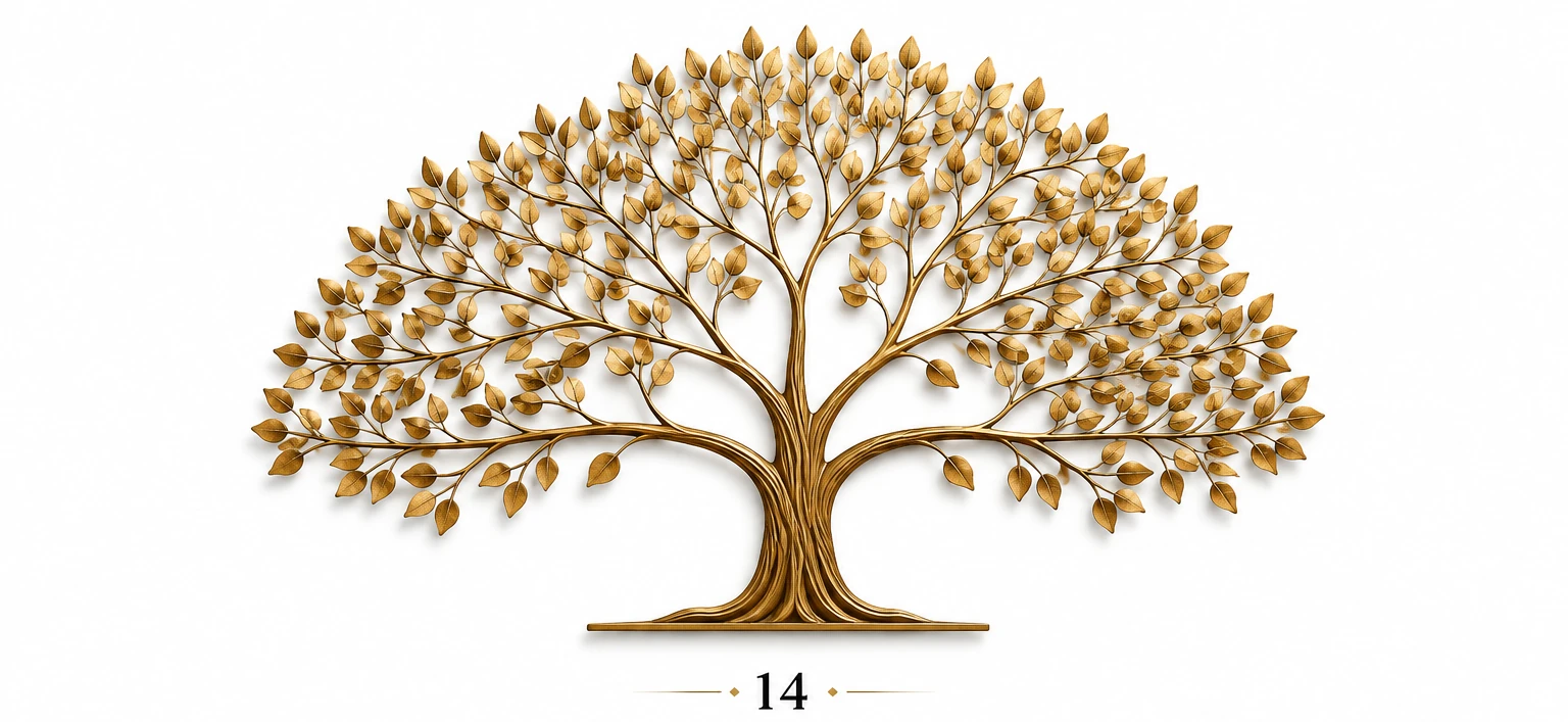 Tree Silhouette (WA-009) — official IndiArt decorative wall art