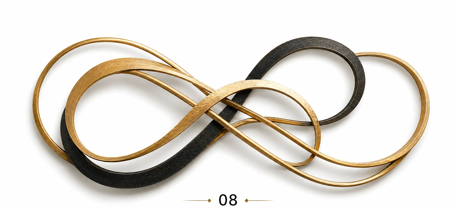 Infinity Lines (WA-005) — official IndiArt decorative wall art