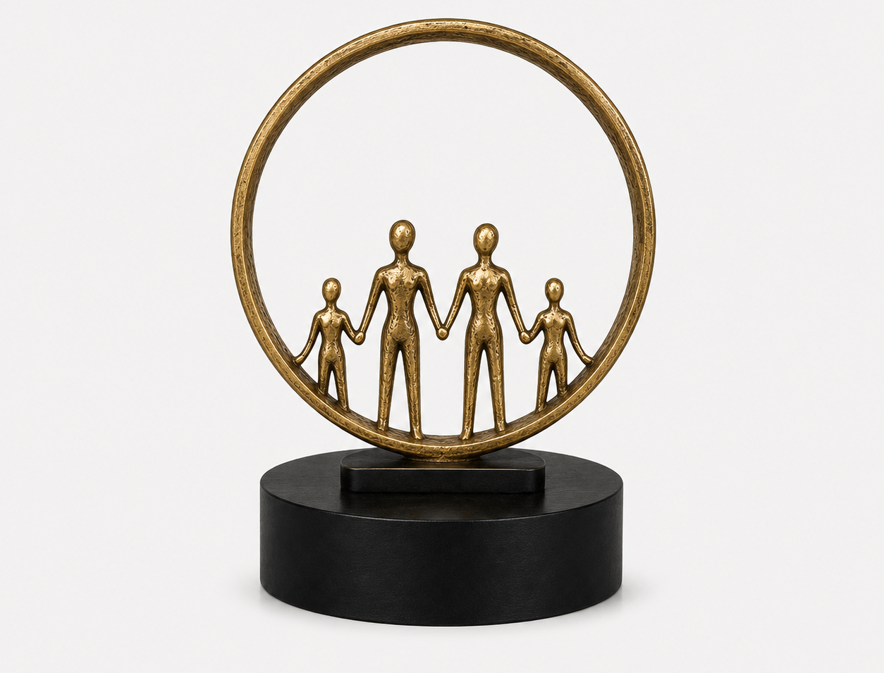 Circle of Unity Sculpture (SC-007) — official IndiArt decorative sculpture
