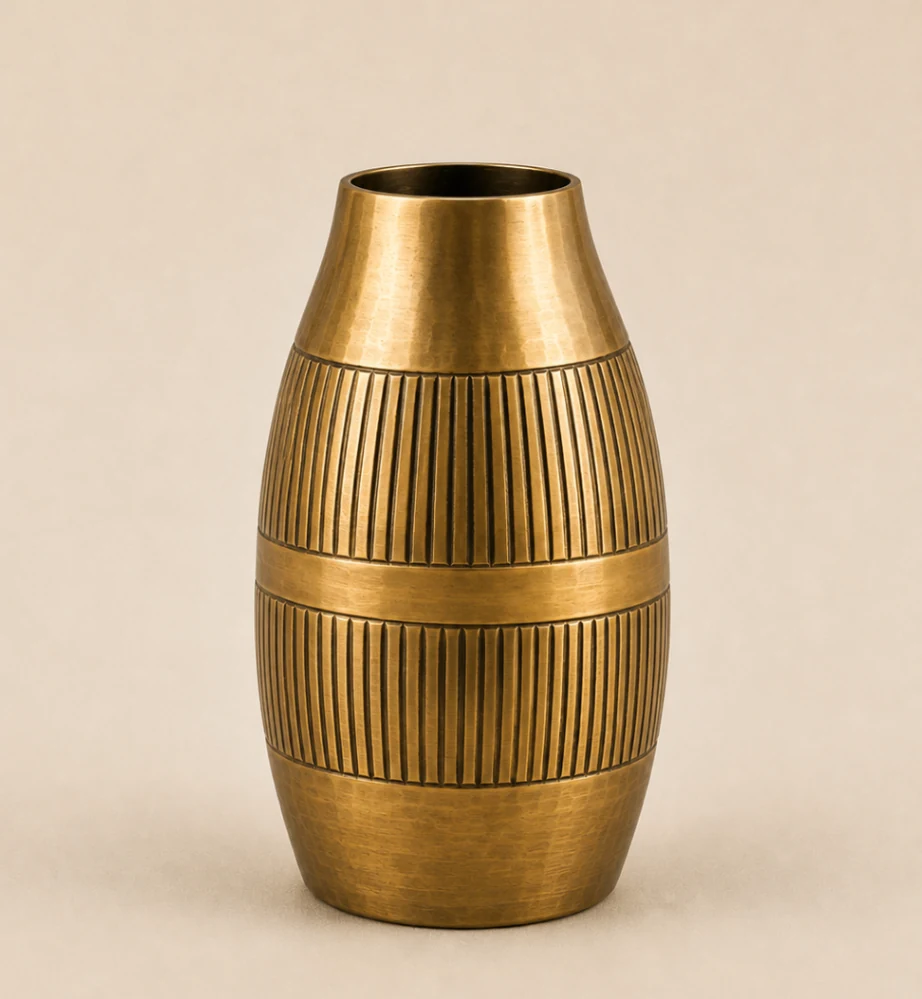 Official IndiArt decorative vase collection in clean product photography