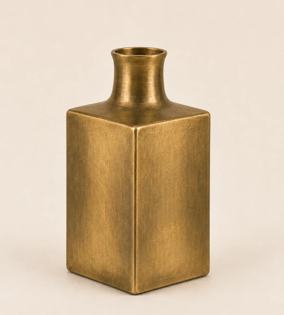 Squared Bottle Vase (VA-008) — official IndiArt decorative vase